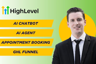 setup gohighlevel CRM automation, ai chatbot appointment booking ai agent ghl