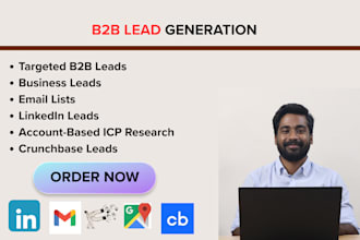 be b2b lead generation linkedin and email prospect list
