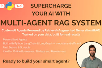 build custom ai agents using a multi agent rag system
