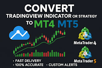 convert tradingview pine script to mt4, mt5, ctrader, ninjatrader, quantower