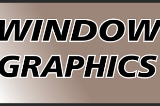 design amazing storefront, shopfront window graphic designs