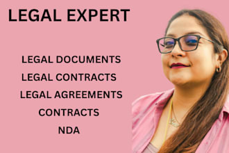 draft legal contract, agreement, nda, legal documents