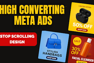 design high converting facebook and instagram ads for your business