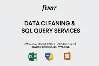 clean your data and write advanced sql queries for analysis