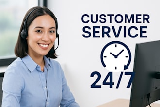 handle customer service inquiries through email, chat and calls