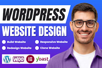 design, build, redesign, clone, and develop wordpress websites
