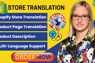 manually translate any shopify, wix page and products to english or german