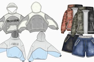 design realistic apparel mockups for your clothing brand