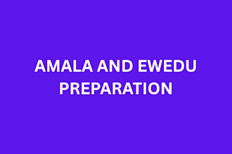 teach you amala and egusi preparation
