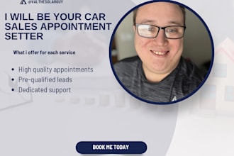 be your appointment setter for car dealerships