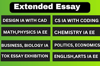 write and check ib extended essay,ia ee sl and hl