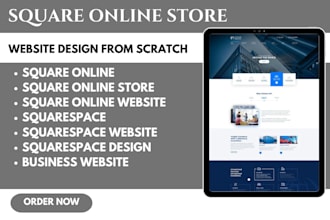 build square online store square website squarespace website design and redesign