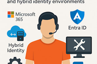 setup  microsoft 365, entra id, hybrid identity environments