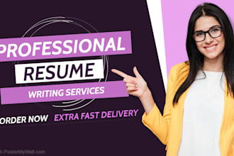 write a professional executive resume, cover letter, and linkedin profile