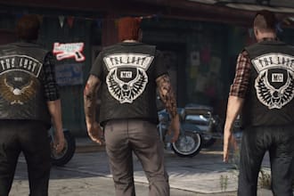 do custom fivem kuttes, vest, chain, gta patch and mods for your gang or server