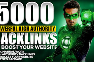 rank with 5000 mix SEO contextual backlinks dofollow links