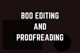 proofread, edit and format fiction novel, nonfiction, children book, memoir