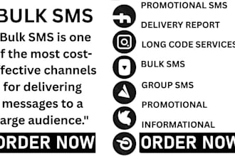 do bulk sms, sms marketing,  twilio apis and voice mall, and automation flows