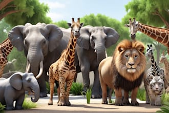 create a marvelous kids illustration book