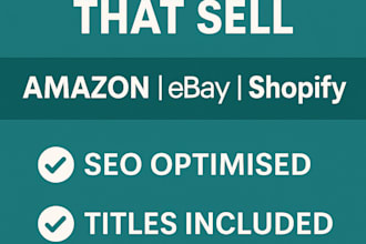 write SEO friendly product description for amazon, ebay shopify