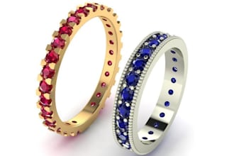 do custom bespoke jewelry design, 3d cad jewelry prototype, 3d ring, and earring