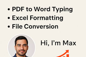 do fast and accurate data entry, typing, and file conversion