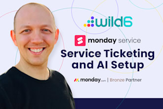 set up your monday service ticketing and ai