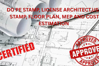 architect of city permit adu, mep, blueprint, framing plan construction