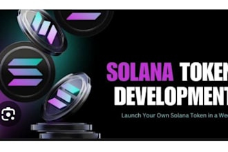create your token and smartcontract on solana blockchain