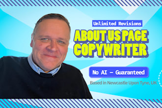 write SEO content for your about us or company profile page