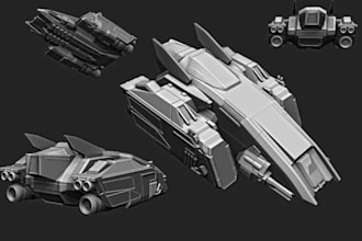 model custom 3d spaceship, sci fi ships, space vehicles, aircrafts and starcraft