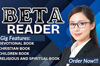 beta read your christian book, christian crime, children book and prayer journal