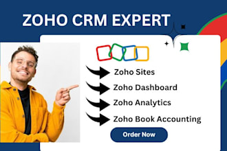 setup zoho sites zoho book accounting zoho analytics zoho dashboard