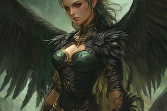 draw fantasy dnd weapon art for your game