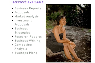 write detailed business reports, proposals, and market analysis