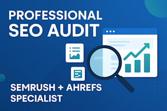 perform technical SEO audit and optimization with semrush and ahrefs expertise