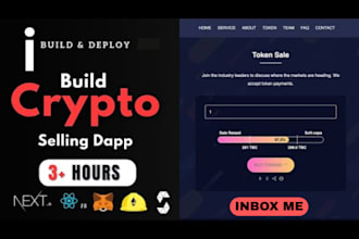 build crypto exchange website,blockchain,dex,staking web3 dapp on evm solana ton