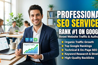 be your expert SEO specialist for higher rankings and traffic with prof services