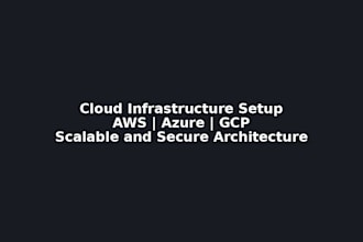 set up and manage your cloud infrastructure on AWS, azure, or gcp