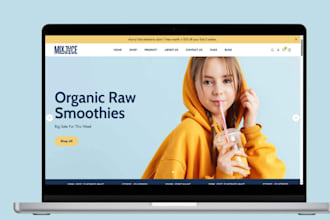 design juice shopify store beverages store soft juice drink juice label website