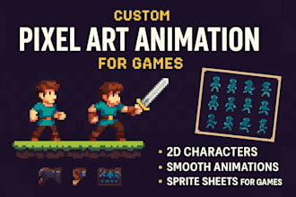 do pixel art animation, character, lofi loop animation, 2d sprite sheet 32 bit