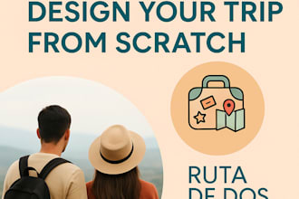 create a travel plan or itinerary for your vacation or trip