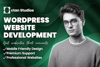 do a modern business wordpress website design, redesign, development