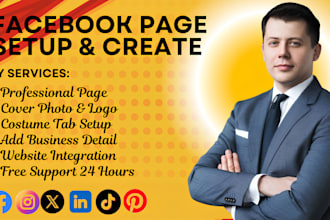 create facebook page setup social media page setup and business page optimize
