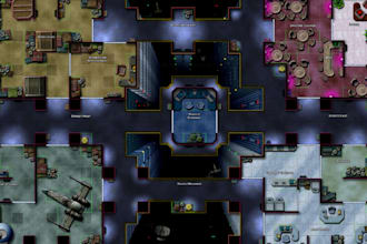 create a high quality battle map for ttrpg, dnd and games