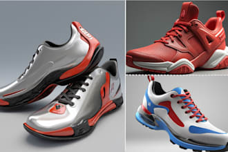 make 3d sneakers, 3d sneakers, sneaker ready for product