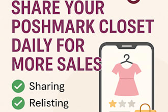 do SEO poshmark drafts reseller listings for fashion items