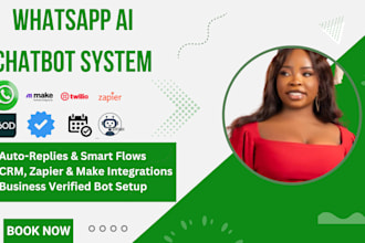 build whatsapp ai chatbot automation fix flow n8n 360dialog make zapier ai agent