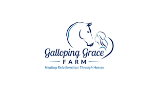 design mental health healing horses logo