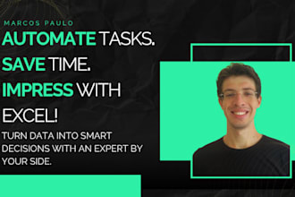 build excel reports and dashboards for business data and automation